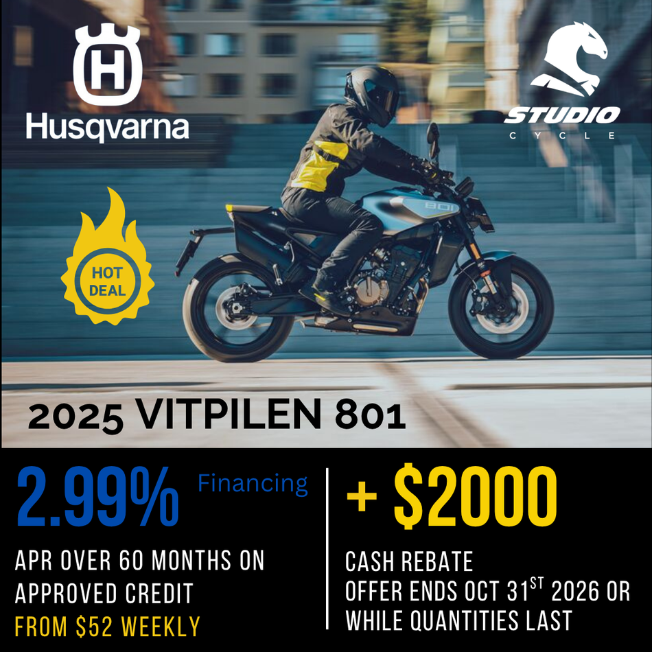 2025 Husqvarna Vitpilen 801 Silver - IN STOCK