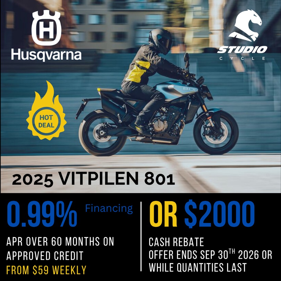 2025 Husqvarna Vitpilen 801 Silver - IN STOCK
