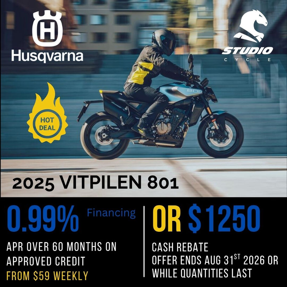 2025 Husqvarna Vitpilen 801 Yellow - IN STOCK