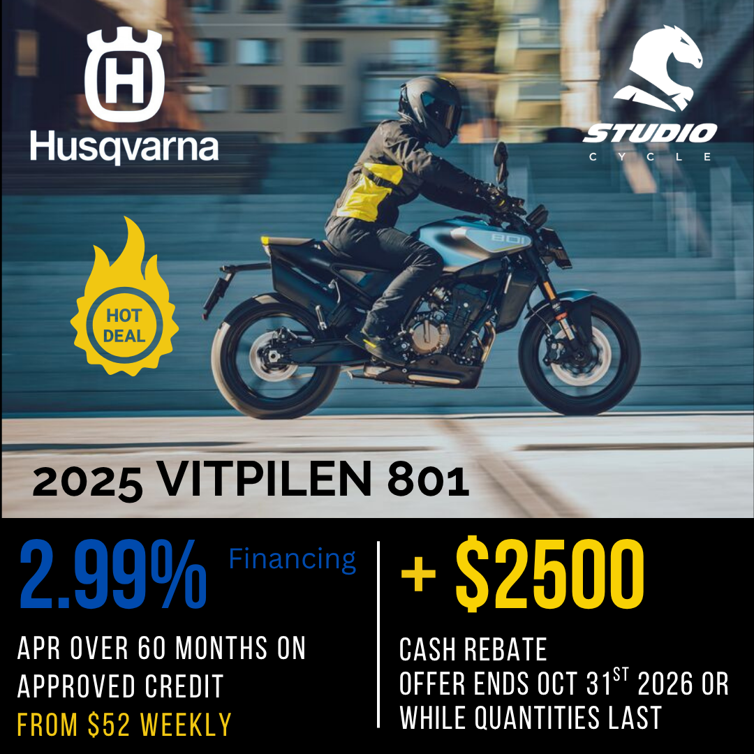 2025 Husqvarna Vitpilen 801 Silver - IN STOCK - Studio Cycle