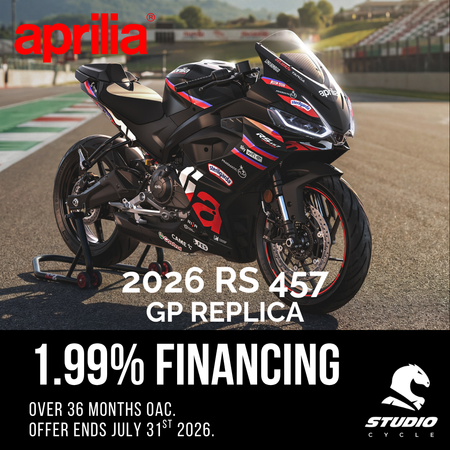 2026 RS 457 - GP Replica Black - IN STOCK - Studio Cycle