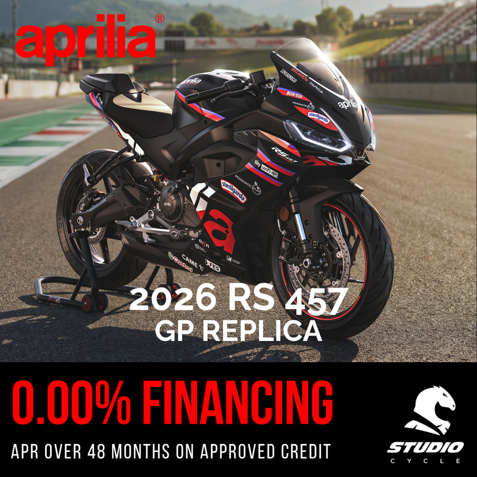 2026 RS 457 - GP Replica Black - IN STOCK - Studio Cycle