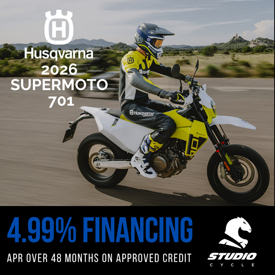 2026 Husqvarna 701 Supermoto - IN STOCK - Studio Cycle