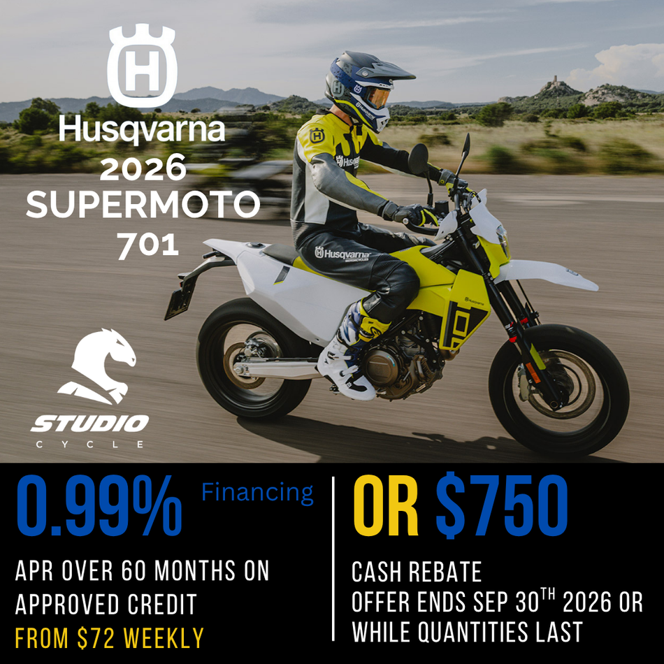 2026 Husqvarna 701 Supermoto - IN STOCK