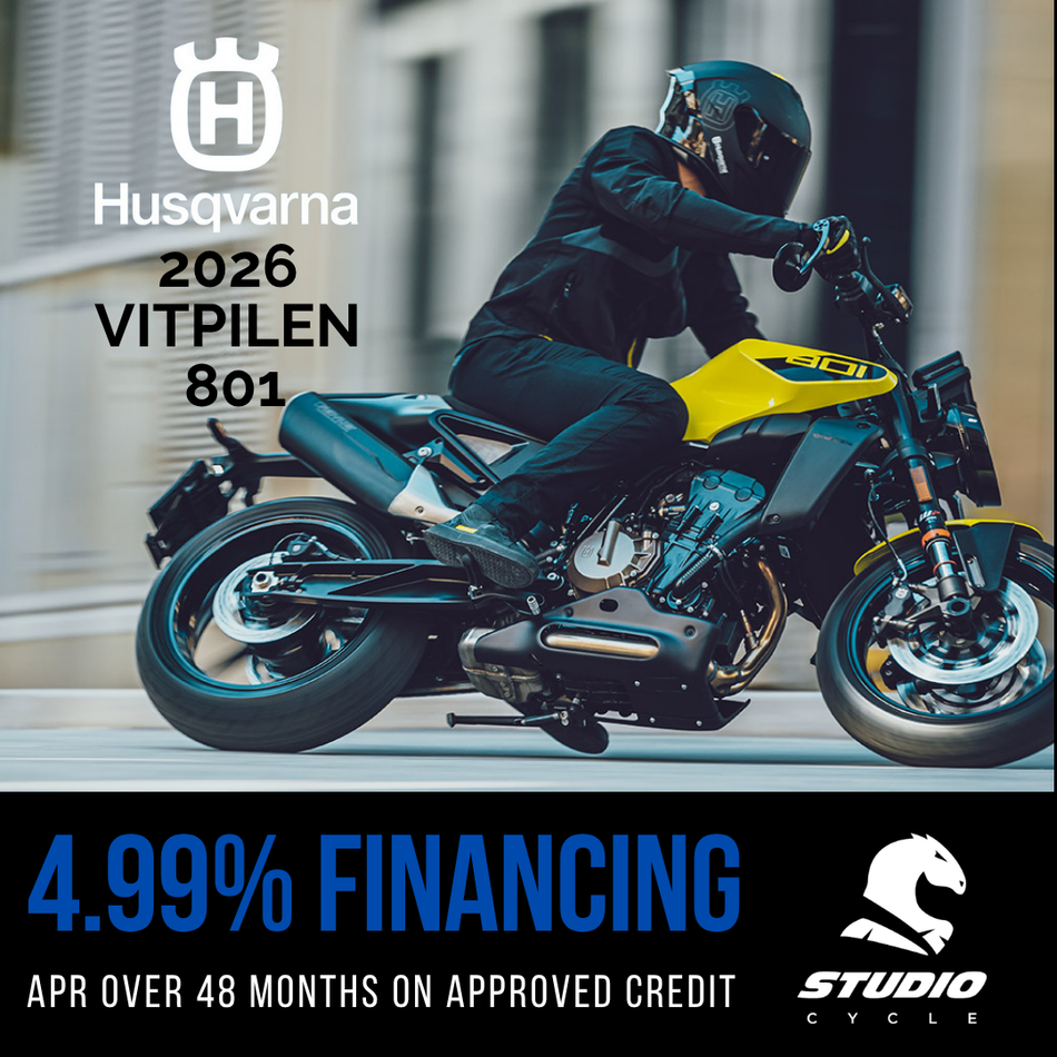 2026 Husqvarna Vitpilen 801 Yellow - PRE ORDER - Studio Cycle