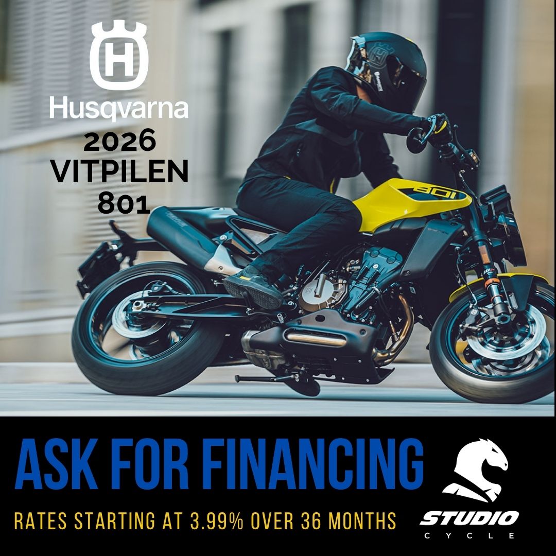 2026 Husqvarna Vitpilen 801 Yellow - IN STOCK - Studio Cycle