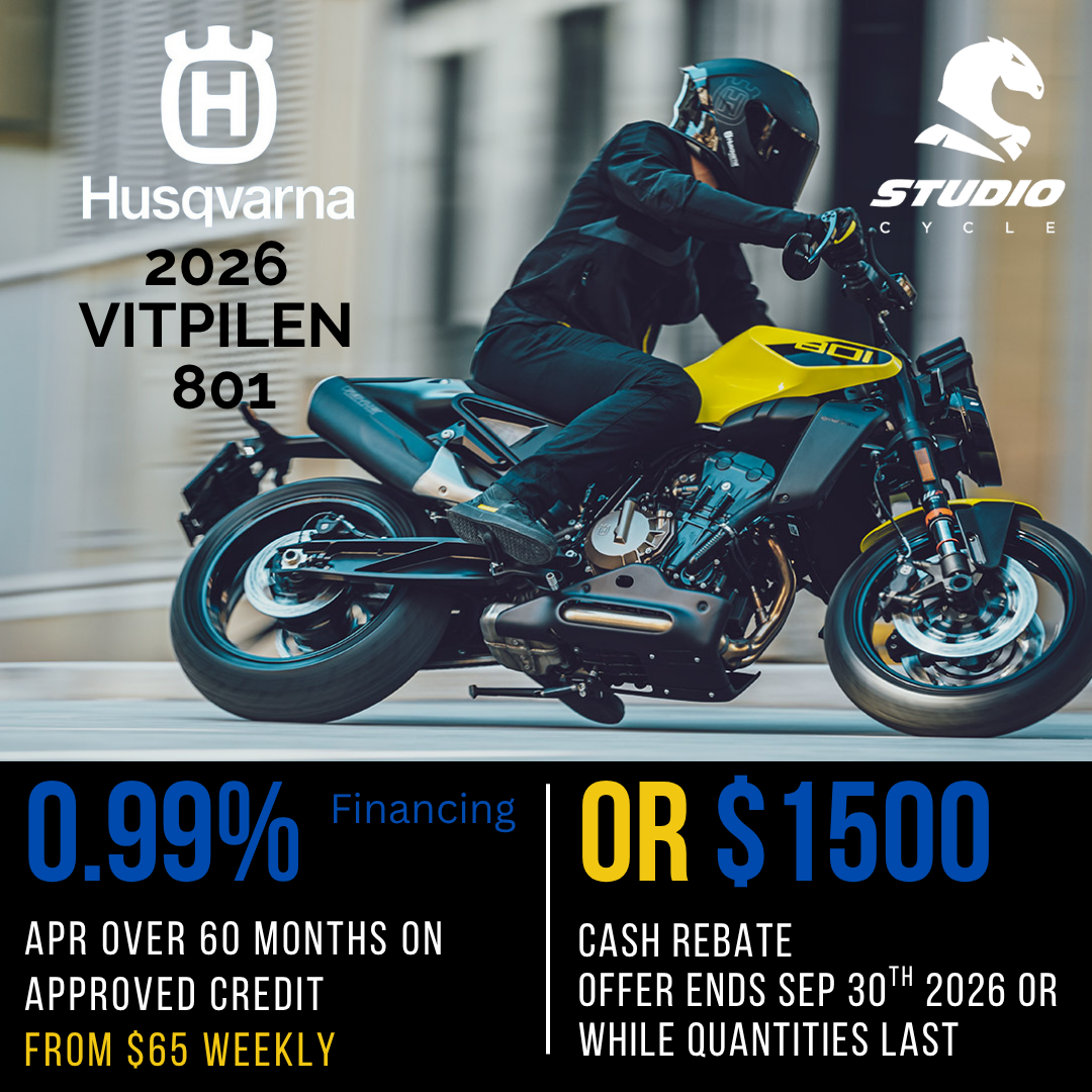 2026 Husqvarna Vitpilen 801 Yellow - IN STOCK - Studio Cycle