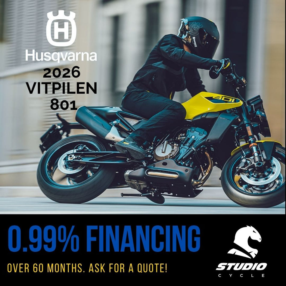 2026 Husqvarna Vitpilen 801 Yellow - IN STOCK - Studio Cycle