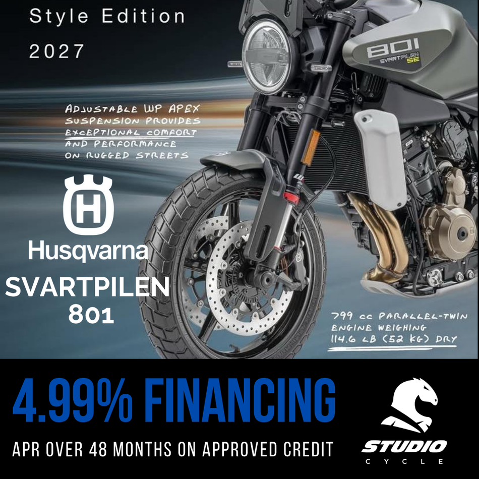 2027 Husqvarna Svartpilen 801 SE - PRE ORDER - Studio Cycle