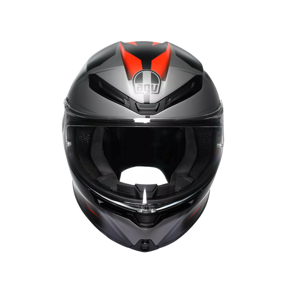 AGV K6 S Helmet - Karve Matt Black/Grey/Red