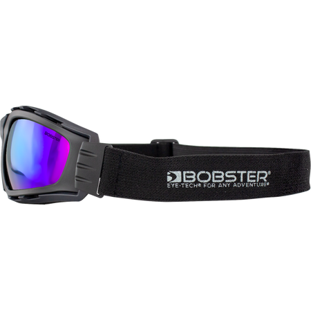 Bobster Freedive Goggles – Matte Black Grey w/ Blue Green Lens - Studio Cycle