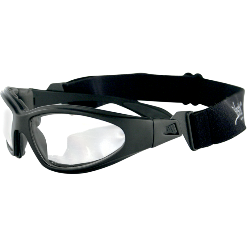 Bobster GSX Black Frame Sunglasses – Clear Lens