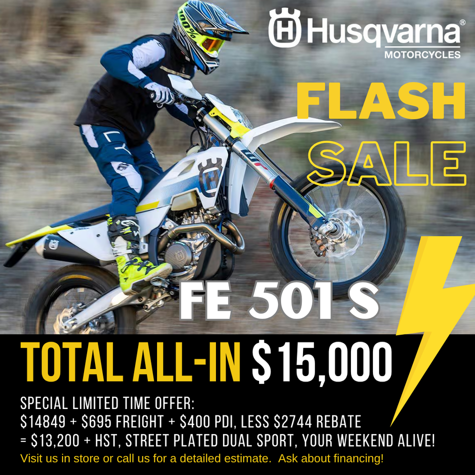 2024 Husqvarna FE 501S (Street) - *sale pending*