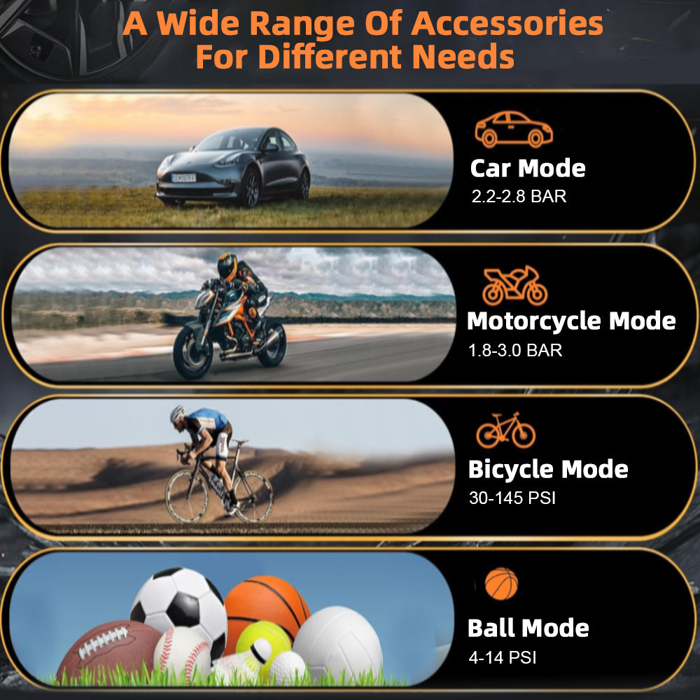 Air compressor, portable cordless 150 PSI - Studio Cycle