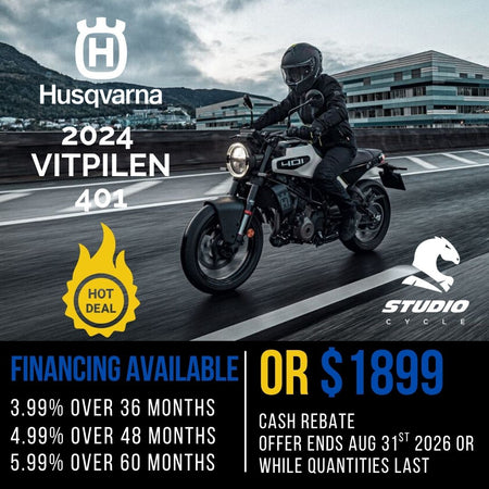 2024 Husqvarna Vitpilen 401 - IN STOCK - Studio Cycle