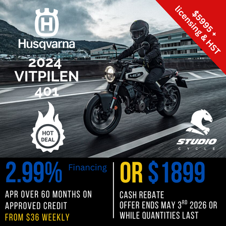 2024 Husqvarna Vitpilen 401 - IN STOCK - Studio Cycle