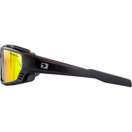 Bobster PCH Sunglasses – Black Crimson w/ Pink Yellow Mirror Lens - Studio Cycle