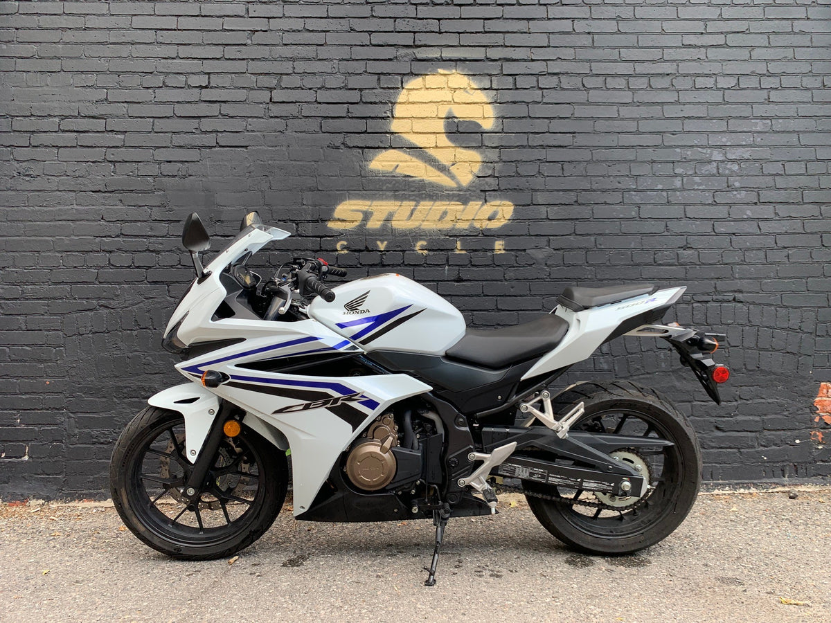 2017 Honda CBR500 ABS - Pearl White - Studio Cycle