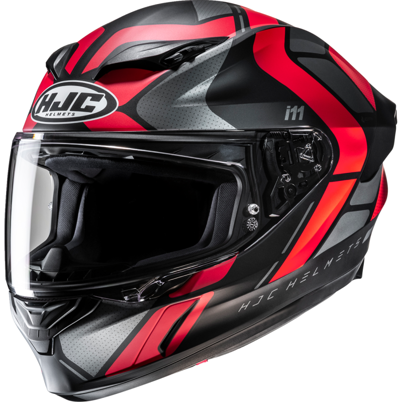 HJC i11 Helmet - Sub Semi Flat Black/Red