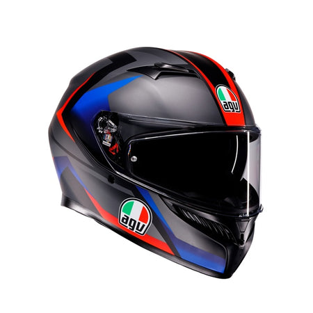 AGV K3 S Helmet Striga Black/Blue/Red - Studio Cycle