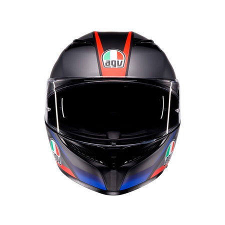 AGV K3 S Helmet Striga Black/Blue/Red - Studio Cycle