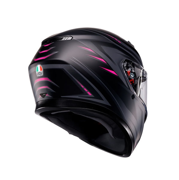 AGV K3 S Helmet Syth - Black/Pink - Studio Cycle