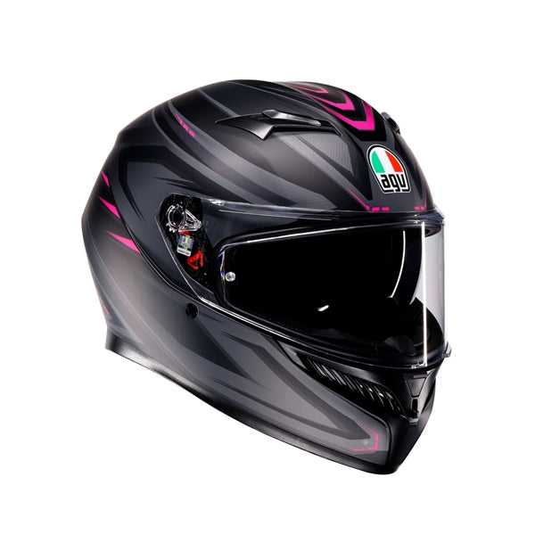 AGV K3 S Helmet Syth - Black/Pink - Studio Cycle