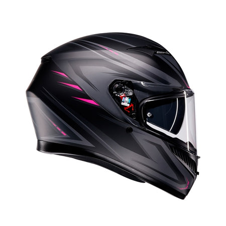 AGV K3 S Helmet Syth - Black/Pink - Studio Cycle