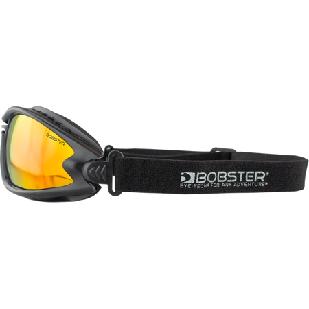 Bobster Ballast Black Frame Goggles – Crimson w/Red Yellow Mirror Lens - Studio Cycle