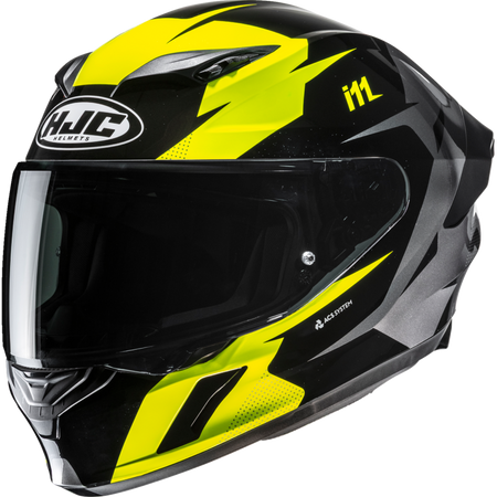 HJC i11 Helmet - Instant Black/Hi-Viz - Studio Cycle