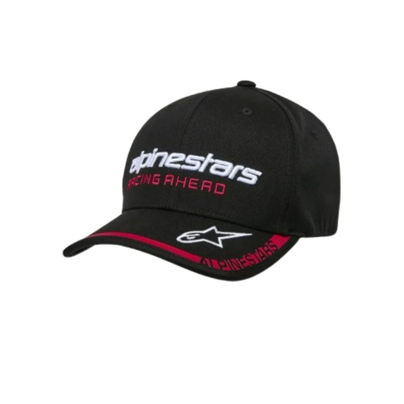 Alpinestars Curved Bill Hat - Indent Black/Red