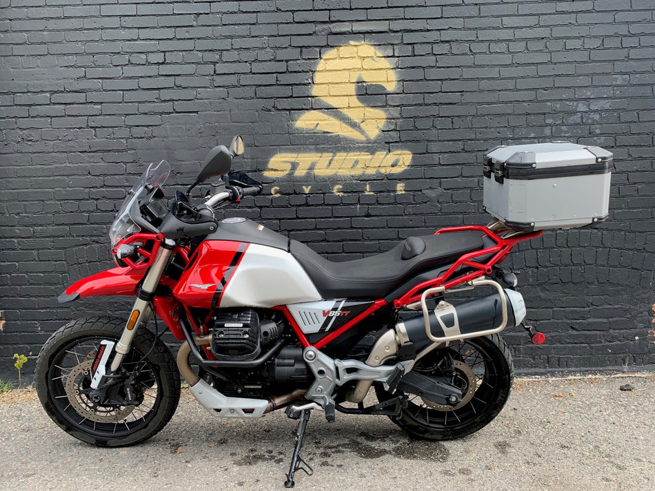2022 Moto Guzzi V85TT - Rosso Uluru - Studio Cycle