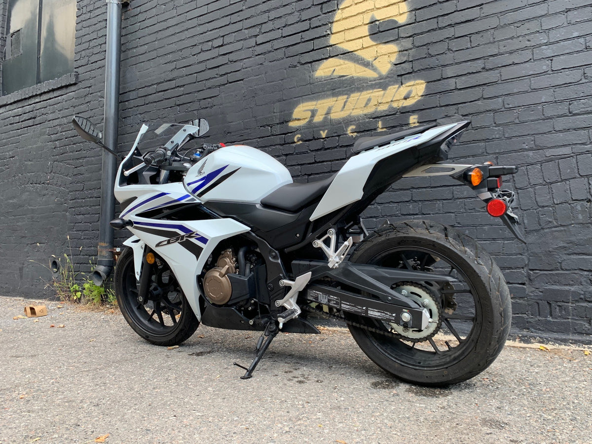 2017 Honda CBR500 ABS - Pearl White - Studio Cycle