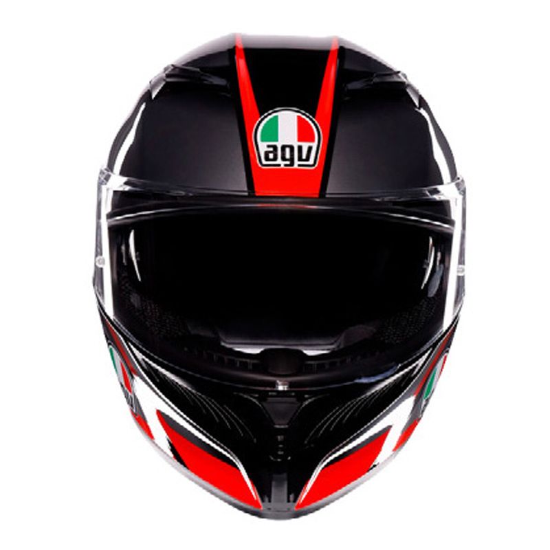 AGV K3 S Helmet Striga Black/Grey/Red