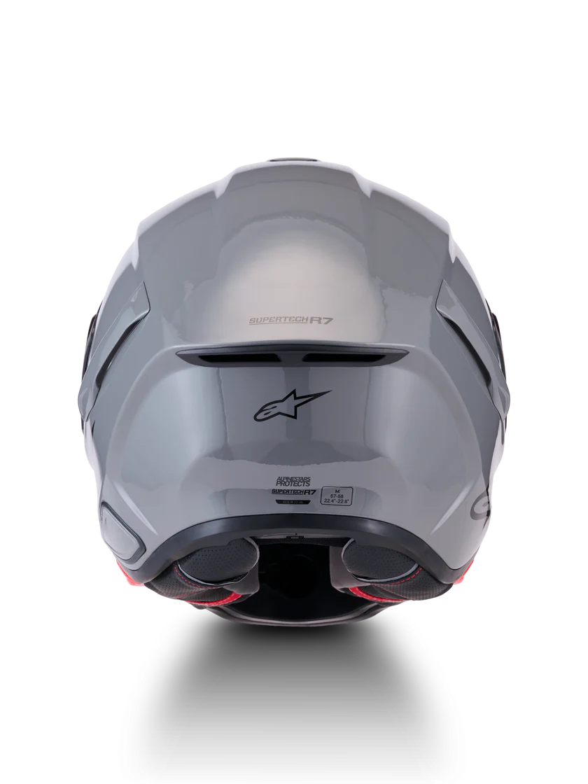 Alpinestars S-R7 Helmet - Gloss Grey - Studio Cycle