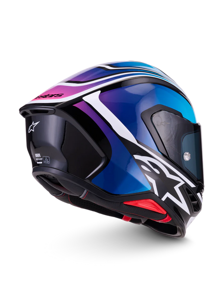 Alpinestars S-R7 Helmet - Zeal Blue/Black/Pink - Studio Cycle