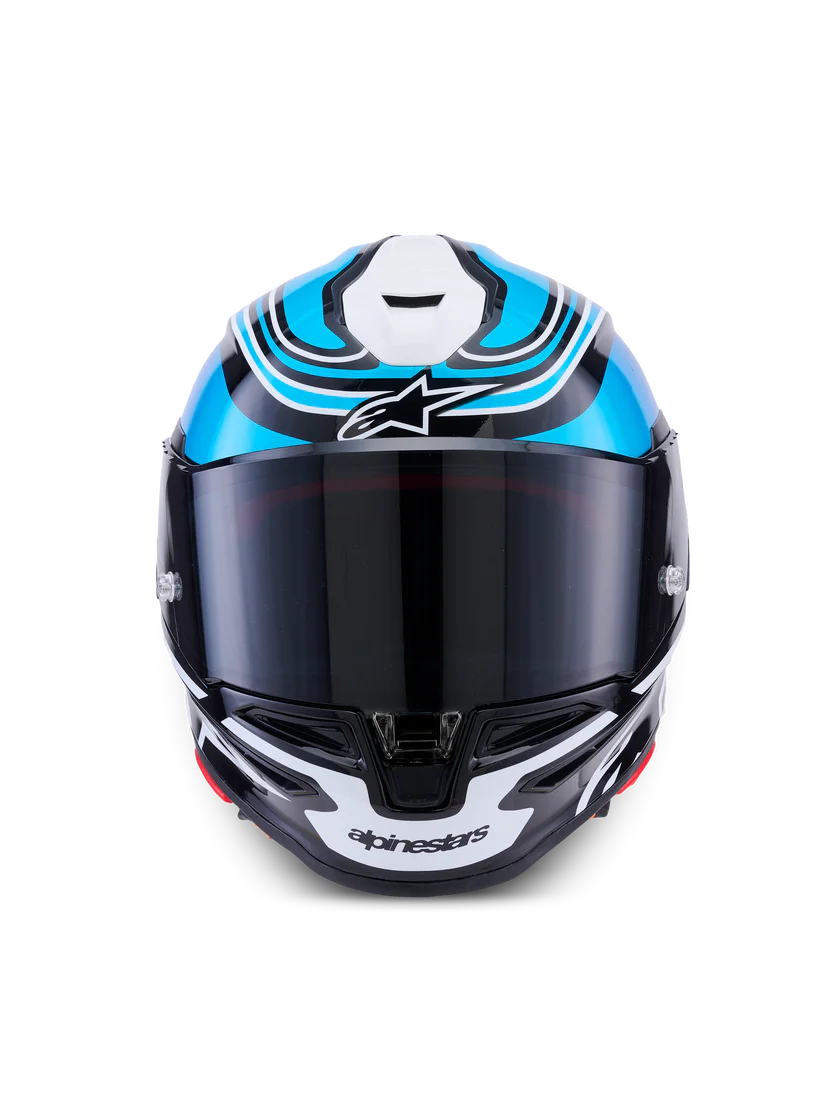 Alpinestars S-R7 Helmet - Zeal Blue/Black/Pink - Studio Cycle