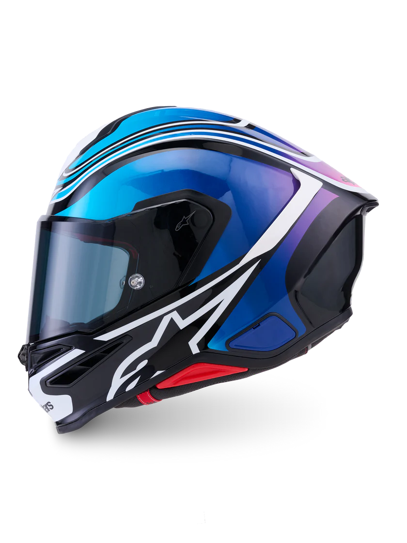 Alpinestars S-R7 Helmet - Zeal Blue/Black/Pink - Studio Cycle