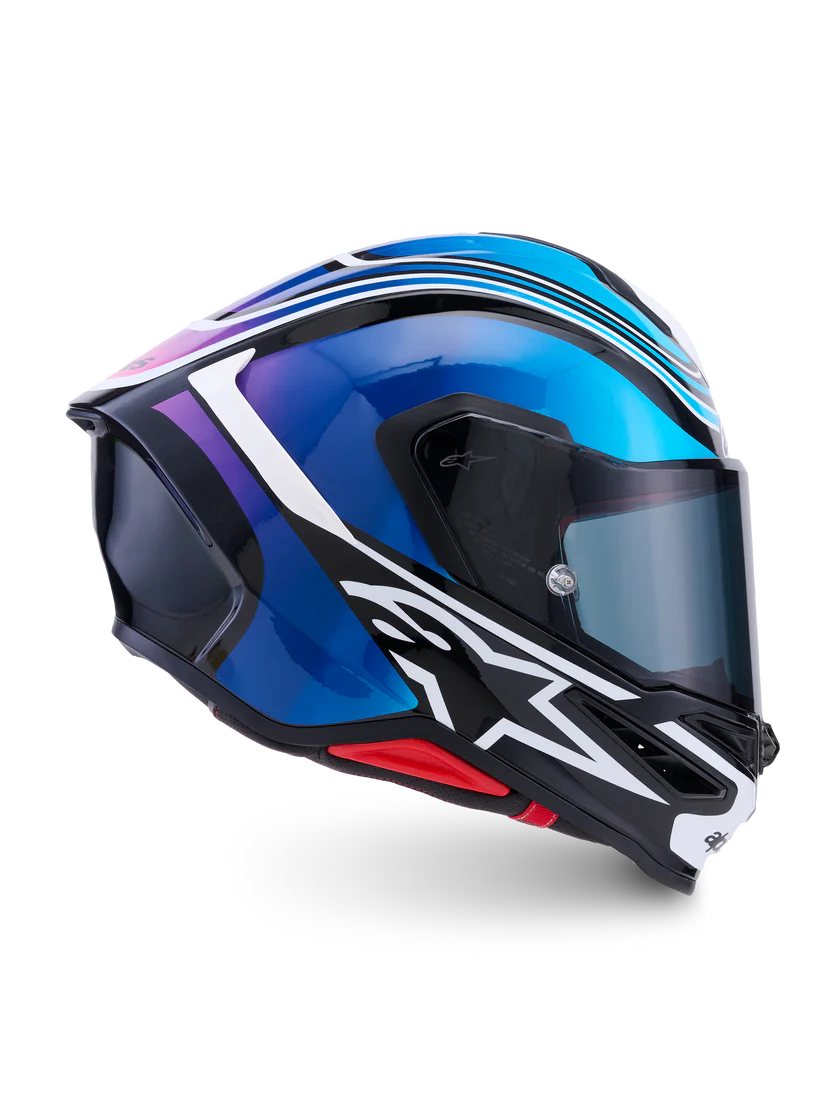 Alpinestars S-R7 Helmet - Zeal Blue/Black/Pink - Studio Cycle