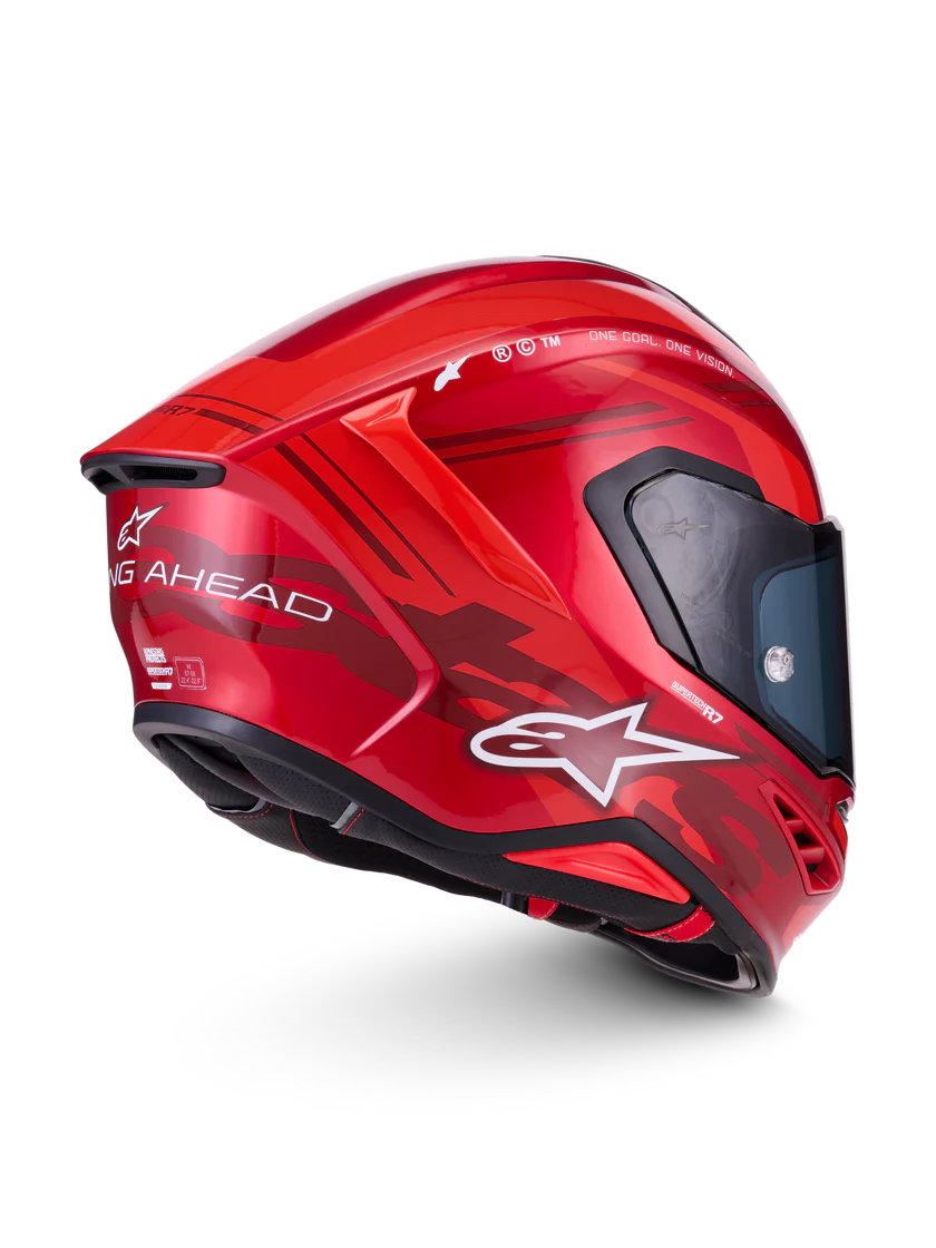 Alpinestars S-R7 Helmet - Core Red/White - Studio Cycle