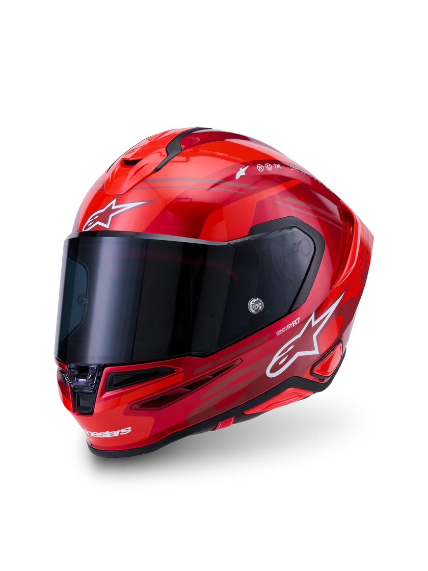 Alpinestars S-R7 Helmet - Core Red/White - Studio Cycle