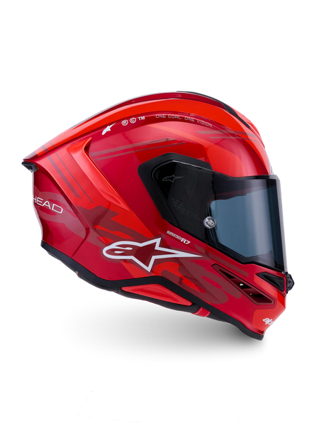 Alpinestars S-R7 Helmet - Core Red/White - Studio Cycle