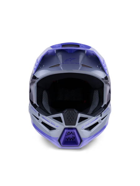 Alpinestars S-M3 Jettson Gray/Purple Helmet - Studio Cycle