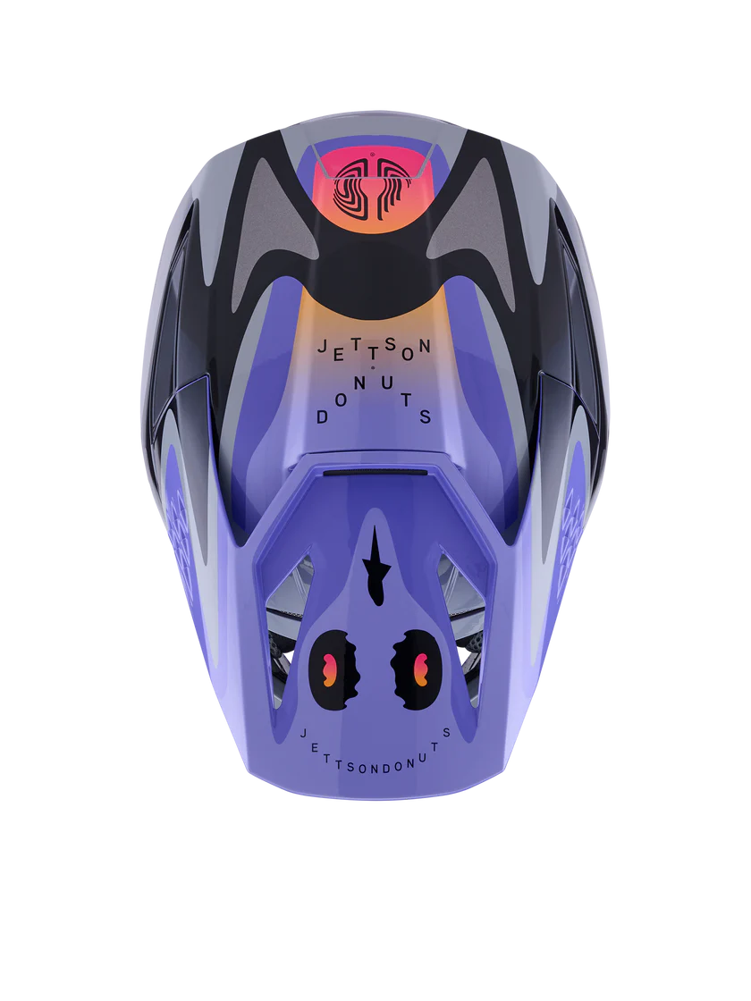 Alpinestars S-M3 Jettson Gray/Purple Helmet - Studio Cycle