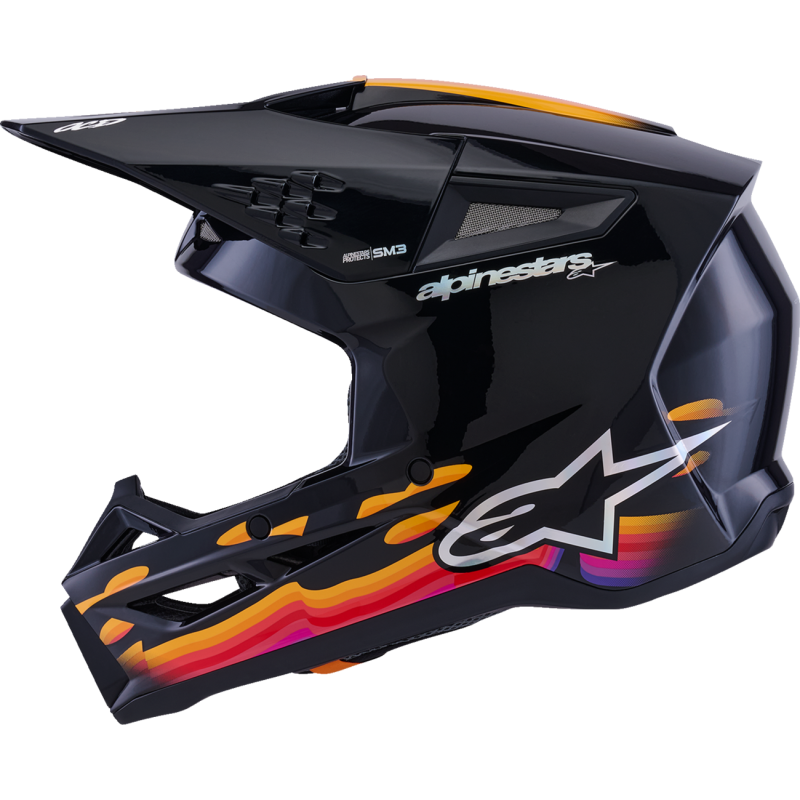 Alpinestars S-M3 Force Gloss Black Helmet - Studio Cycle