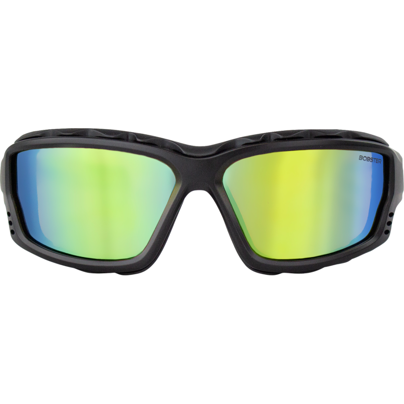 Bobster PCH Sunglasses – Black Bronze w/ Yellow Blue Mirror Lens - Studio Cycle