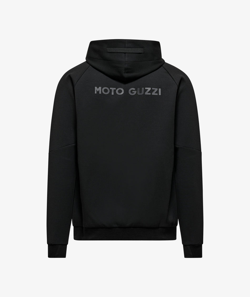 Moto Guzzi Essential Zip Hoodie - Black