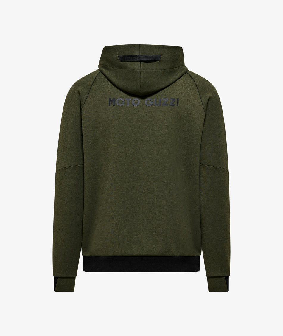 Moto Guzzi Essential Zip Hoodie - Green