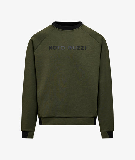 Moto Guzzi Essential Sweatshirt - Green - Studio Cycle