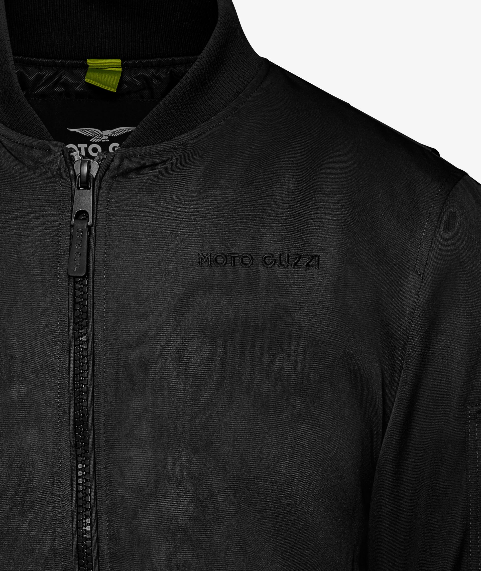 Moto Guzzi Bomber Jacket - Black - Studio Cycle